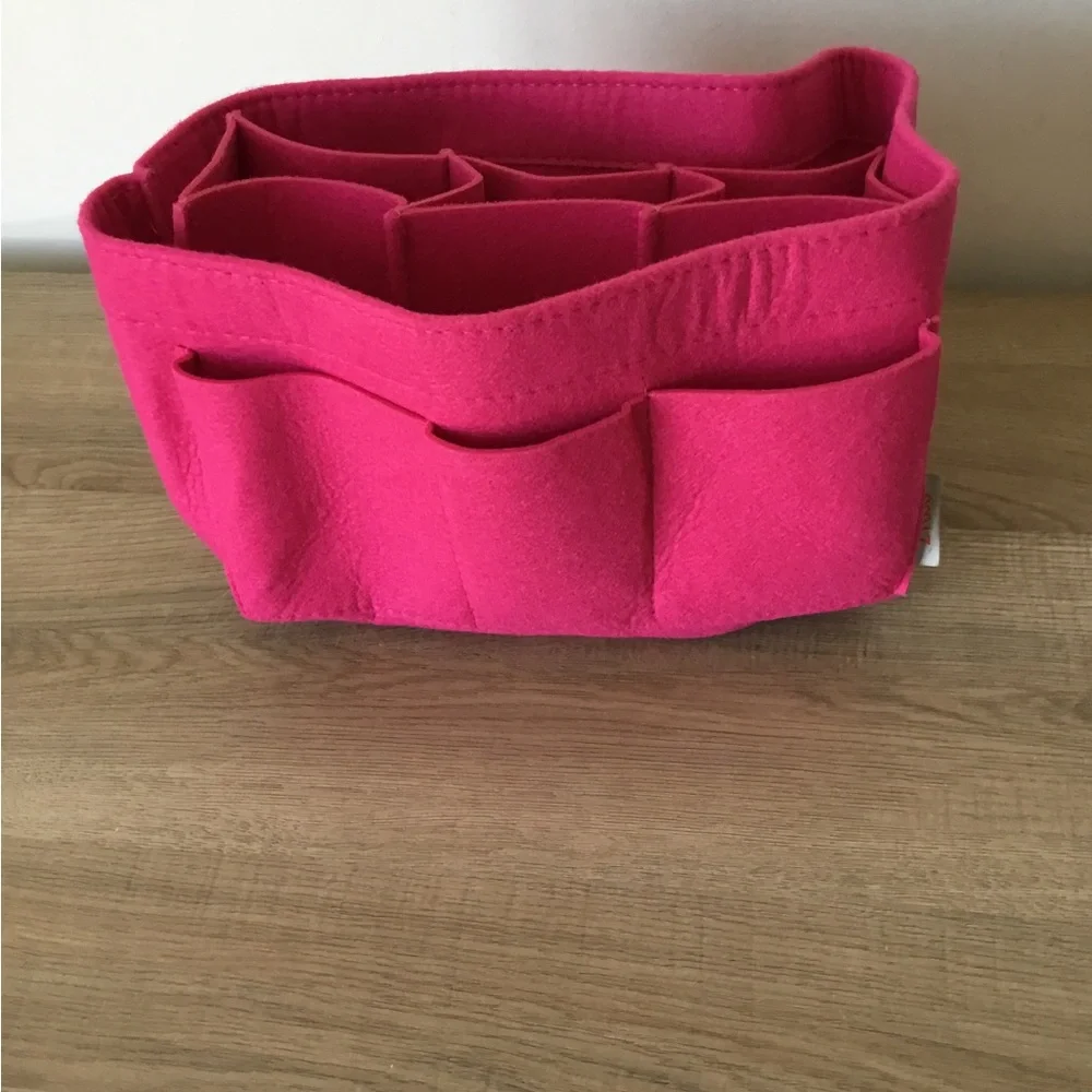 Coach Hot Pink Pebbled Leather Drawstring Shoulder Bucket Bag w/Matching Wallet - Picture 13 of 15
